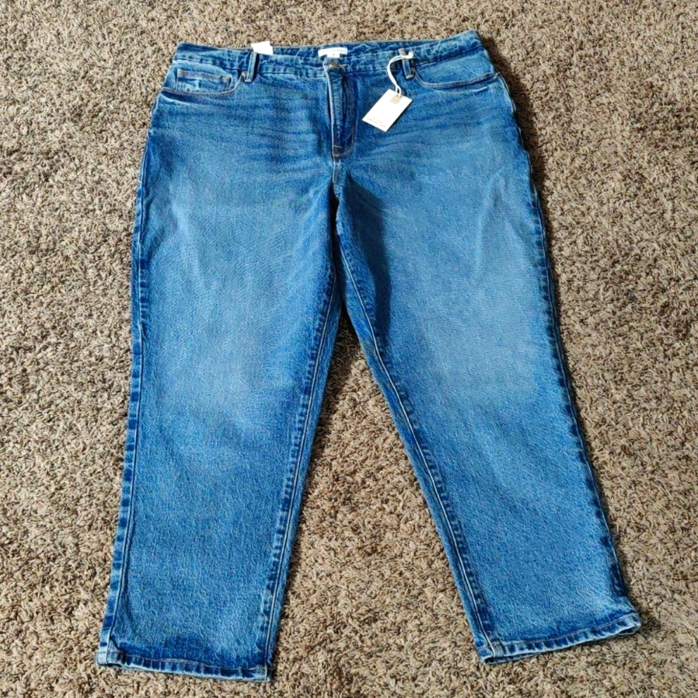 Good American Medium Blue Jeans Plus Size 16.
